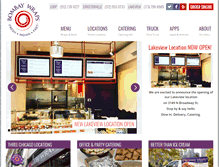 Tablet Screenshot of bombaywraps.com